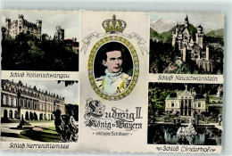 39270841 - Schloss Hohenschwangau Schloss Herrenchiemsee Schloss Neuschwanstein Schloss Linderhof Portraet - Familles Royales