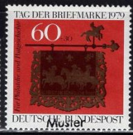 GERMANY(1979) Posthouse Sign - Altheim. MUSTER (specimen) Overprint.Scott No B564. - Autres & Non Classés