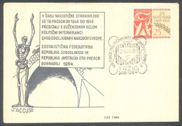 .Yugoslavia, 1964-06-30, Slovenia, Trzic, Tržić, Tunnel Construction, Political Prisoners, Special Postmark & Cover - Other & Unclassified