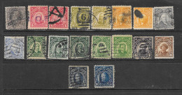 Philippines 18 Different Stamps 1920s Used - Philippinen