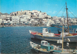 Greece Naxos Cityscape And Harbour View - Grèce