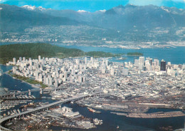 Canada Vancouver BC Aerial View Of Downtown - Vancouver