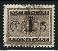 ● ITALIA - R.S.I. 1944 ֍ SEGNATASSE ● N.° 60 Usato ● Fil. S ● Cat. ? € ️● Lotto N. 962 ️● - Postage Due