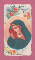 Santino, Holy Card- Mater Dolorosa. Orazione A Maria SS Addolorata- Con Approvazione Ecclesiastica.  Dim. 110x 60mm - Images Religieuses
