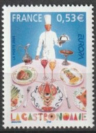 TIMBRES - N°3784 - Europa - La Gastronomie - 2005 - Neuf - Unused Stamps