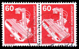 BRD DS INDUSTRIE U. TECHNIK Nr 990 Gestempelt WAAGR PAAR X27C8AE - Used Stamps