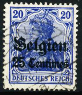 BES 1WK LP BELGIEN Nr 4I Gestempelt X629B2A - Occupazione 1914 – 18