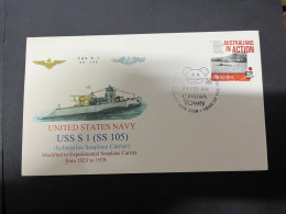 1-6-2024 (4) US Navy - USS S 1 (SS 105) Experimental Seaplane Submarine - Militaria