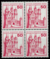 BERLIN DS BURGEN U. SCHLÖSSER Nr 536A Postfrisch VIERER X7484CA - Unused Stamps
