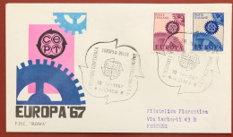 ITALY - FDC - 1967 - Europe - 12th Issue - FDC