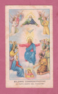 Santino, Holy Card- Solenne Commemorazione Di Tutti I Santi Del Paradiso- Con Approvazione Ecclesiastica. Ed. GMi N° 234 - Devotion Images