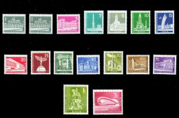 BERLIN DS BAUTEN 2 Nr 140-154 Postfrisch S1B76F6 - Unused Stamps