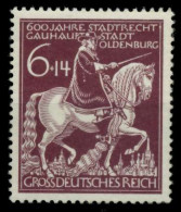 3. REICH 1945 Nr 907III Postfrisch Gepr. X6E8FEA - Unused Stamps