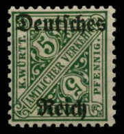 D-REICH DIENST Nr 57 Postfrisch X6EFDAA - Dienstmarken