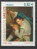 Jean-Baptiste Greuze (1725-1805) - Le Guitariste - Peintre - Ongebruikt