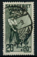 SAARGEBIET 1926 Nr 104I Gestempelt Gepr. X794D6E - Used Stamps