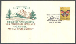 .Yugoslavia, 1964-07-04, Croatia, Jurjevo, Mountaineers, Zavižan, Northern Velebit, Special Postmark & Cover - Other & Unclassified