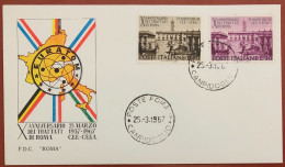 ITALY - FDC - 1967 - Tenth Anniversary Of The Treaties Of Rome - FDC