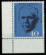BRD BUND 1960 Nr 344 Postfrisch ECKE-ULI X7E87C2 - Unused Stamps