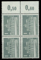 BERLIN DS BAUTEN 2 Nr 140xw Postfrisch VIERERBLOCK ORA X7F0FB2 - Unused Stamps