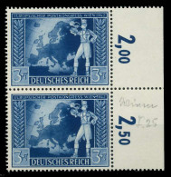 DEUTSCHES REICH 1942 Nr 820I Und 820 Postfrisch SENKR PAA X82AC72 - Ungebraucht