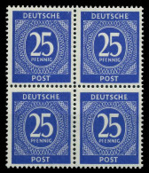 KONTROLLRAT ZIFFERN Nr 926a Postfrisch VIERERBLOCK X82CAE2 - Other & Unclassified