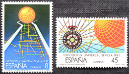 España Spain  Expo Sevilla 1992  Mi 2818/19  Yv 2553/54  Edi 2939/40  Nuevo New MNH ** - 1992 – Sevilla (Spanje)