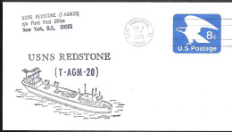 US Space Cover 1973. "Skylab 3" USNS Redstone. Swanson - Stati Uniti