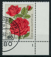 BRD 1982 Nr 1152 Gestempelt FORMNUMMER 1 X82CE9A - Used Stamps