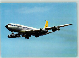 39274841 - Intercontinental-Jet Boeing 707-330 B Rueckseite Werbung Cheesy - Other & Unclassified