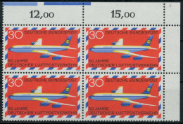 BRD 1969 Nr 577 Postfrisch VIERERBLOCK ECKE-ORE X831EEE - Nuevos