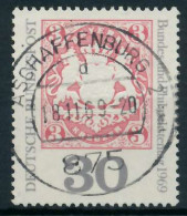 BRD 1969 Nr 601 Zentrisch Gestempelt X832972 - Used Stamps