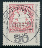 BRD 1969 Nr 601 Zentrisch Gestempelt X832972 - Oblitérés