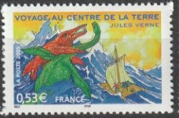 N° Yvert & Tellier 3791 - Timbre De France (Année 2005) - Jules Verne - Voyage Au Centre De La Terre - Ongebruikt
