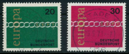 BRD BUND 1971 Nr 675-676 Zentrisch Gestempelt X83699E - Used Stamps