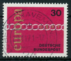 BRD BUND 1971 Nr 676 Zentrisch Gestempelt X8369BA - Oblitérés