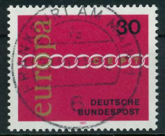 BRD BUND 1971 Nr 676 Zentrisch Gestempelt X8369EA - Oblitérés