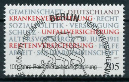 BRD 2011 Nr 2868 ESST Zentrisch Gestempelt X84617A - Used Stamps