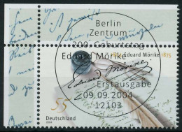 BRD 2004 Nr 2419 ESST Zentrisch Gestempelt ECKE-OLI X84AA6E - Used Stamps
