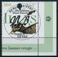 BRD 2001 Nr 2170 ESST Zentrisch Gestempelt ECKE-URE X84CD96 - Used Stamps