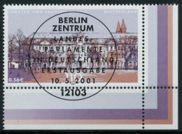 BRD 2001 Nr 2184 ESST Zentrisch Gestempelt ECKE-URE X84CE7A - Used Stamps