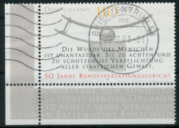 BRD 2001 Nr 2214 Zentrisch Gestempelt ECKE-ULI X84CFBA - Used Stamps