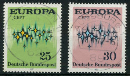 BRD BUND 1972 Nr 716-717 Zentrisch Gestempelt X84EE02 - Used Stamps