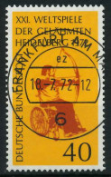 BRD 1972 Nr 733 Zentrisch Gestempelt X84EF9E - Oblitérés