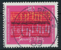 BRD 1972 Nr 741 Zentrisch Gestempelt X84F07A - Oblitérés