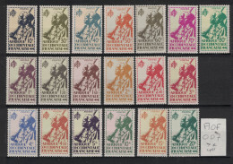 Afrique Occidentale Française - AOF - 1945 - Yvert 4 à 22 Neuf SANS Charnière - Tirailleur Sénégalais, Cavalier Maure - Unused Stamps