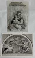 Lot De 2 CP. Parma / Parme. Galleria D'Arte. Incoronata. Madonna Della Scala. Correggio / Le Corrège - Paintings