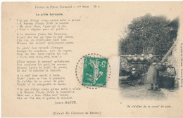 Poésie En Patois Normand Chansons Du Bessin Par Joseph Mague La Petite Servante Et Sa Croute De Pain Série 1 N° 1 - Other & Unclassified