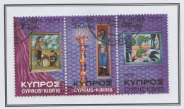 Europa CEPT 1975 Chypre - Cyprus - Zypern Y&T N°420 à 422 - Michel N°426 à 428 (o) - Se Tenant - 1975