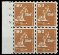 BERLIN DS INDUSTRIE U. TECHNIK Nr 670 Postfrisch VIERER X8F950A - Unused Stamps